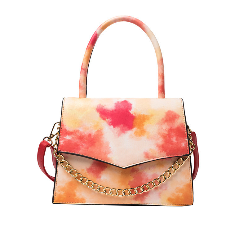 Tie Dye Multi Color Fancy Shoulder Satchel Bag Satchel Mezon